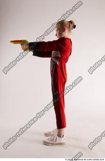 DENISA PILOT STANDING POSE WITH GUN